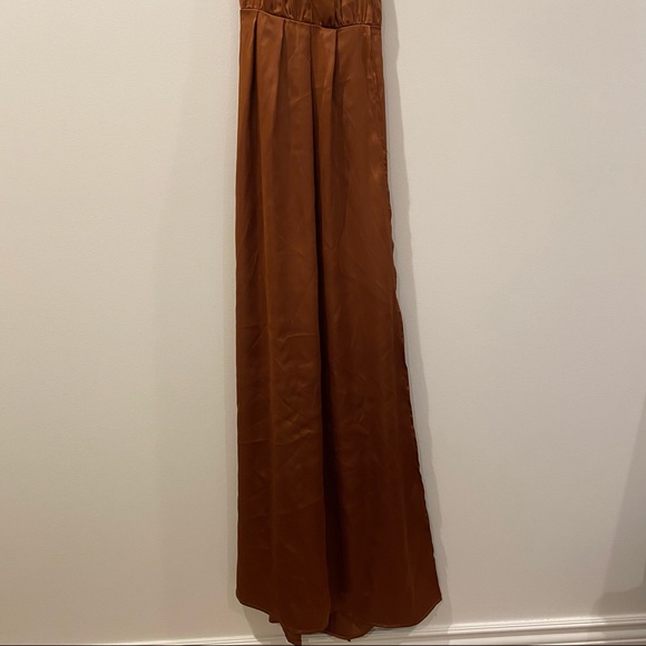 White Fox rust colored prom dress - Picture 4 of 11